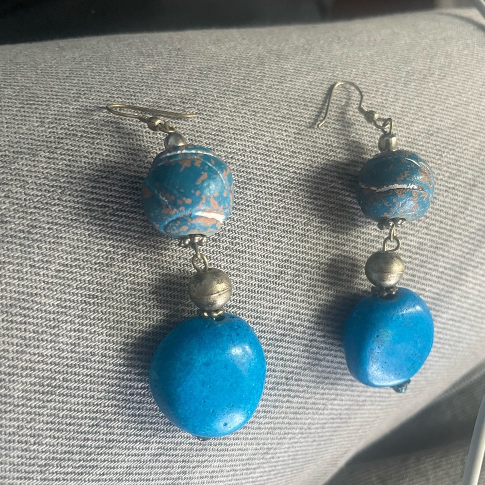 Turquoise Earrings - Picture 4 of 5